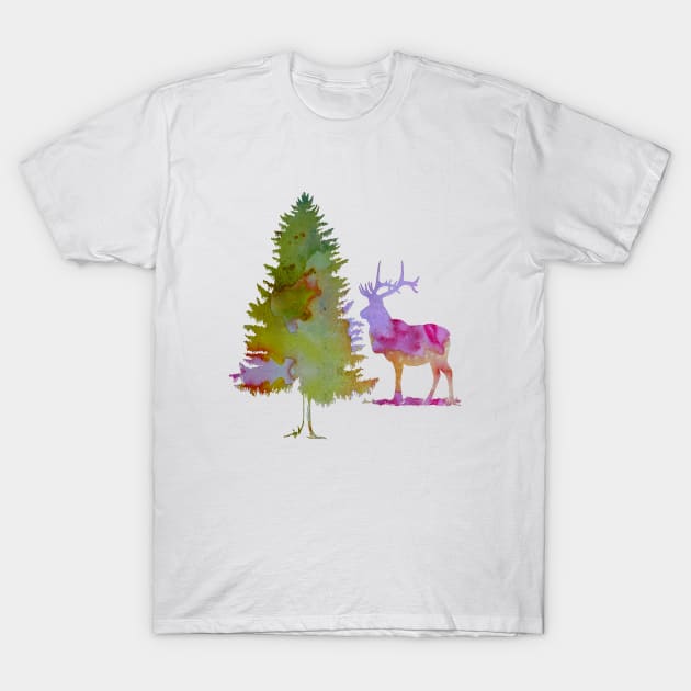Deer T-Shirt by BittenByErmines